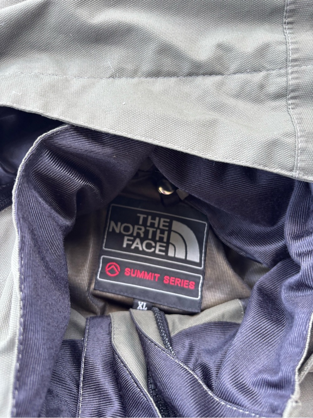 North Face Summit Series Gore-Tex Jacket Sz XL Olive - Picture 8 of 8